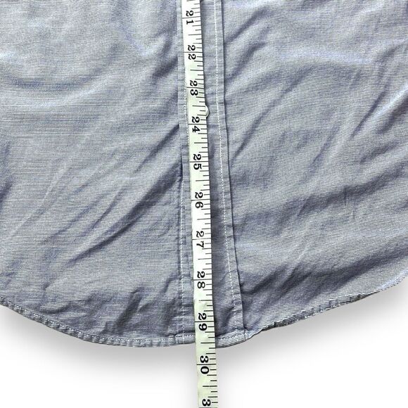 J. Crew Shirt Mens Small S Blue Slim Long Sleeve Button Down Collar Shirt - Picture 11 of 12
